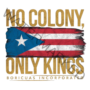 👑 NO COLONY, ONLY KINGS – Boricuas Built to Reign! 🇵🇷🔥