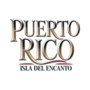Puerto Rico Isla del Encanto Elegan Metallic