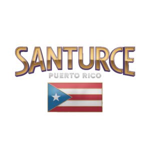 Santurce Puerto Rico PNG Gold Gradient